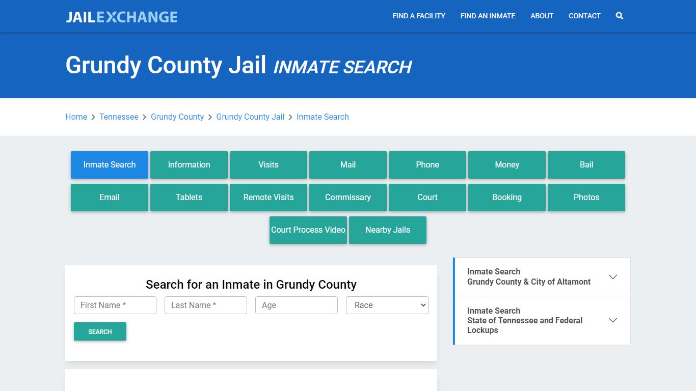 Grundy County Jail, TN Inmate Search: Roster & Mugshots